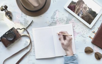 Journal prompts for a travel book with better storytelling
